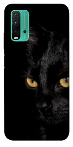 Чехол Черный кот для Xiaomi Redmi Note 9 4G