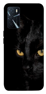 Чехол Черный кот для Oppo A16 4G