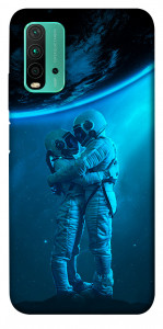Чехол Космическая любовь для Xiaomi Redmi Note 9 4G
