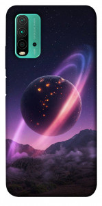 Чехол Сатурн для Xiaomi Redmi Note 9 4G