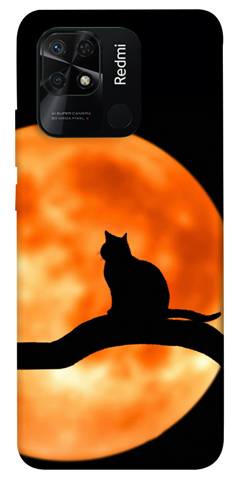 

Чохол Кіт на тлі місяця для Xiaomi Redmi 10C 1458740