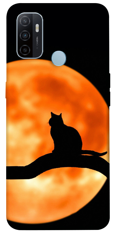 

Чехол Кот на фоне луны для Oppo A53 1458741