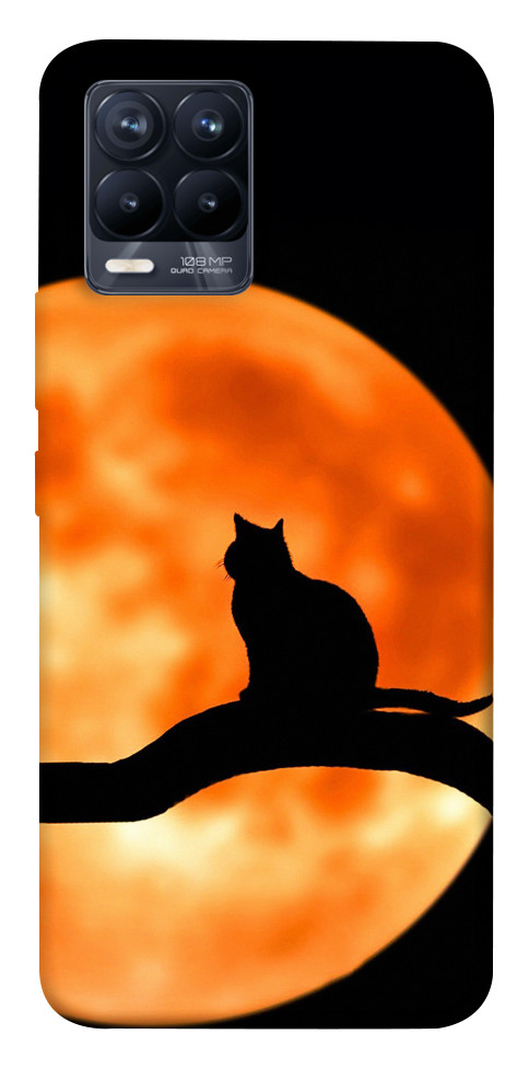 

Чохол Кіт на тлі місяця для Realme 8 1458766