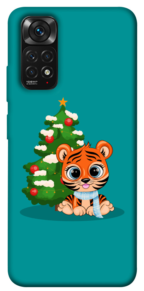

Чехол Праздничный тигренок для Xiaomi Redmi Note 11S 1459167