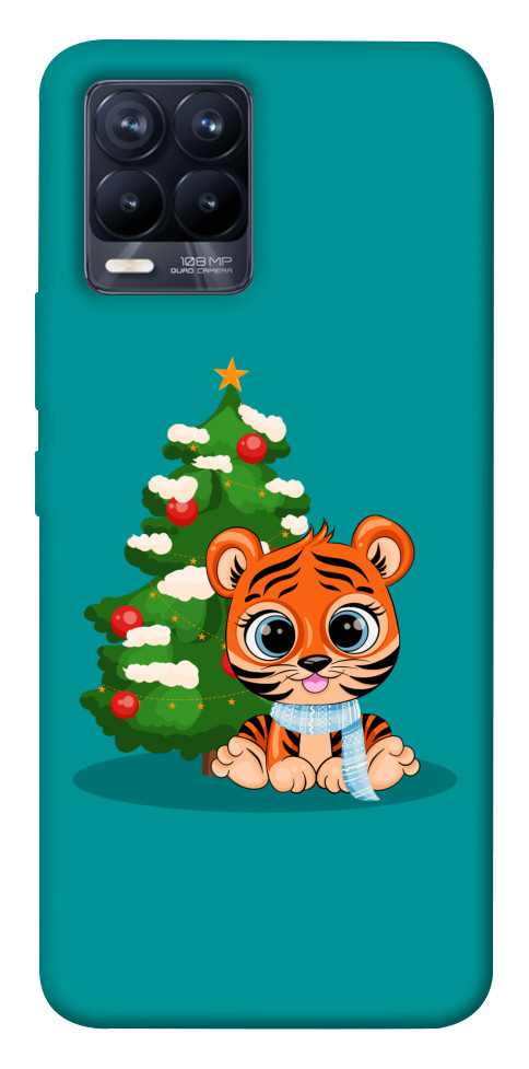 

Чехол Праздничный тигренок для Realme 8 Pro 1459191