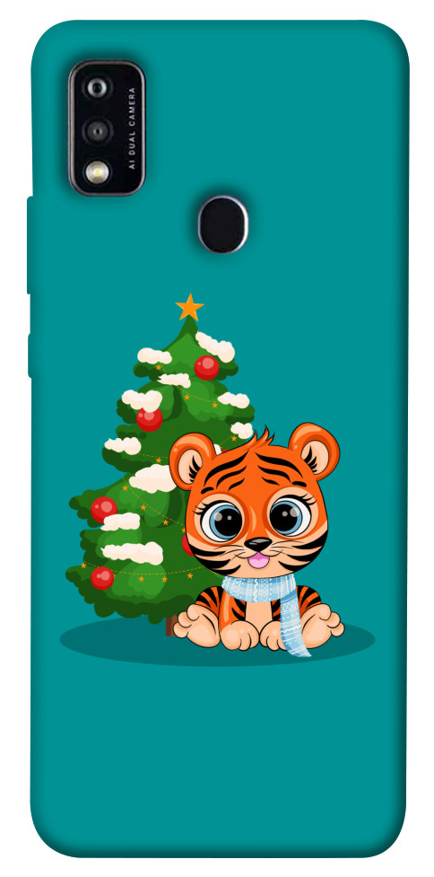 

Чехол Праздничный тигренок для ZTE Blade A51 1459202