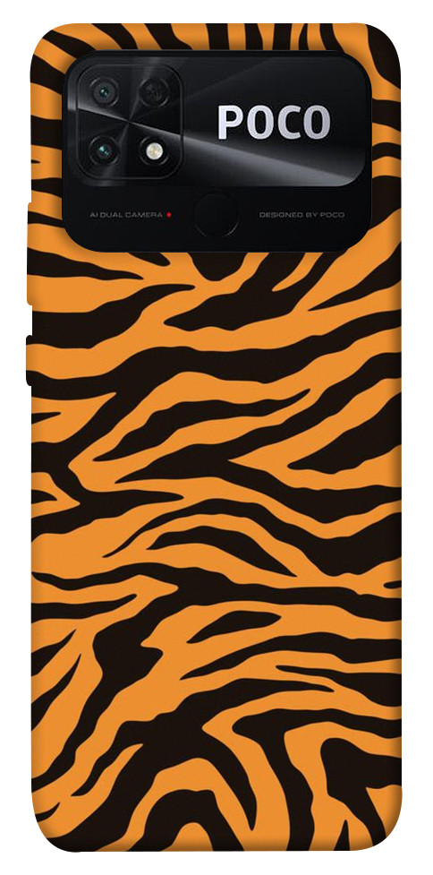 Чехол Tiger print для Xiaomi Poco C40