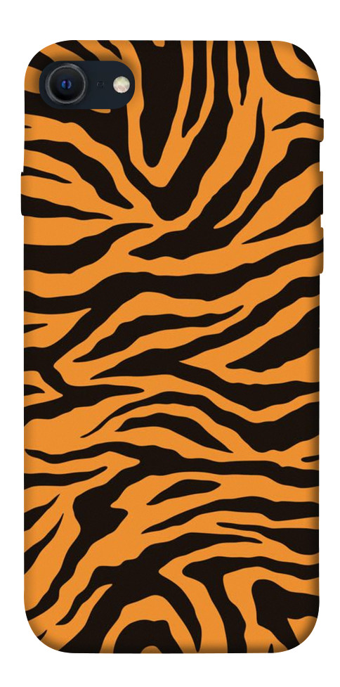 Чехол Tiger print для iPhone SE (2022)