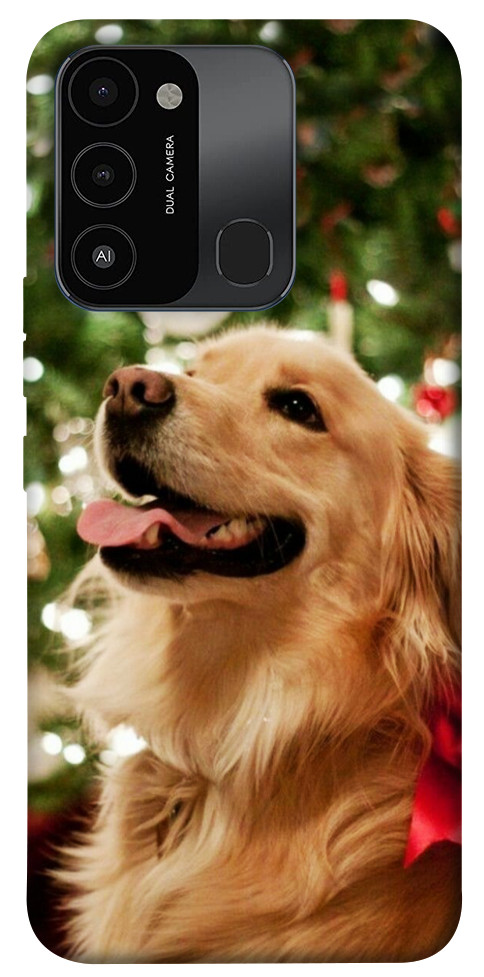 Чехол New year dog для TECNO Spark 8C