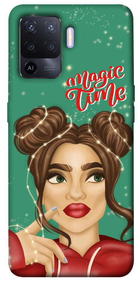 

Чехол Девушка с гирляндой для Oppo A94 1460018