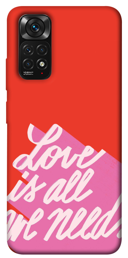 Чехол Love is all need для Xiaomi Redmi Note 11 (Global)