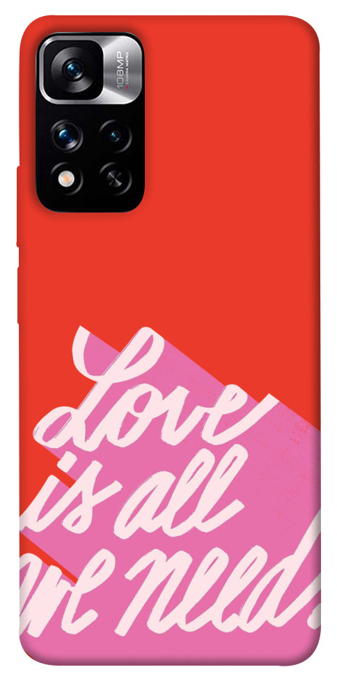 

Чехол Love is all need для Xiaomi Redmi Note 11 5G 1460555