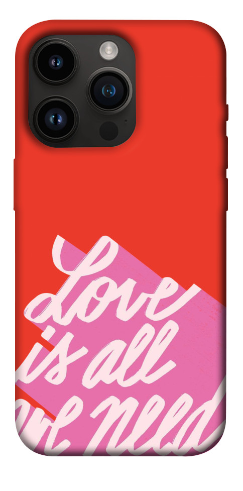 

Чохол Love is all need для iPhone 14 Pro 1460564