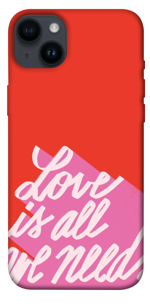

Чохол Love is all need для iPhone 14 Plus 1460565