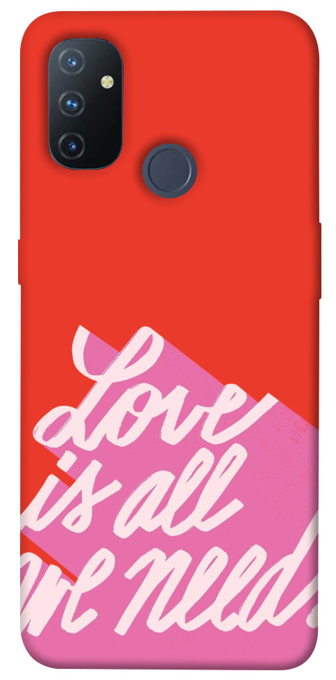 

Чохол Love is all need для OnePlus Nord N100 1460571