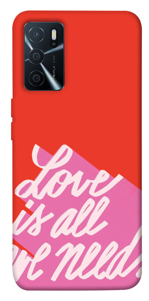 

Чехол Love is all need для Oppo A16s 1460574