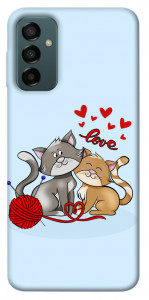 Чехол Два кота Love для Galaxy M23 5G
