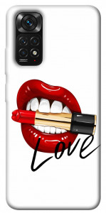 Чехол Красные губы для Xiaomi Redmi Note 11S