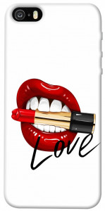 Чехол Красные губы для iPhone 5S