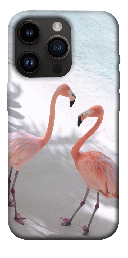 Чехол Flamingos для iPhone 14 Pro