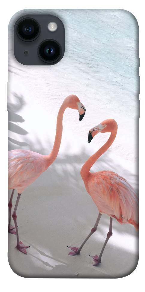 Чехол Flamingos для iPhone 14 Plus