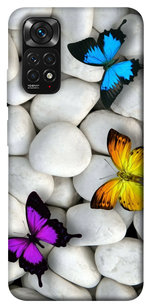 Чехол Butterflies для Xiaomi Redmi Note 11 (Global)