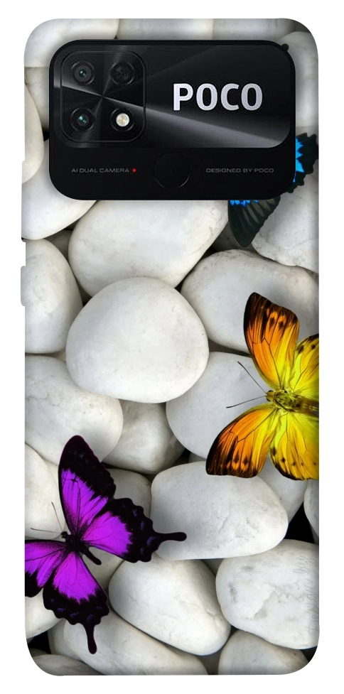 Чехол Butterflies для Xiaomi Poco C40