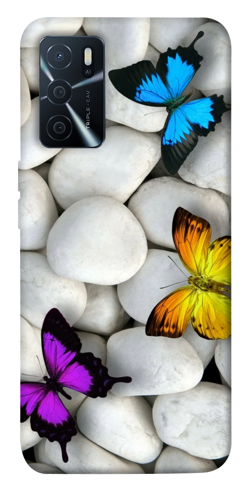 Чехол Butterflies для Oppo A16