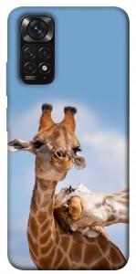 Чехол Милые жирафы для Xiaomi Redmi Note 11S