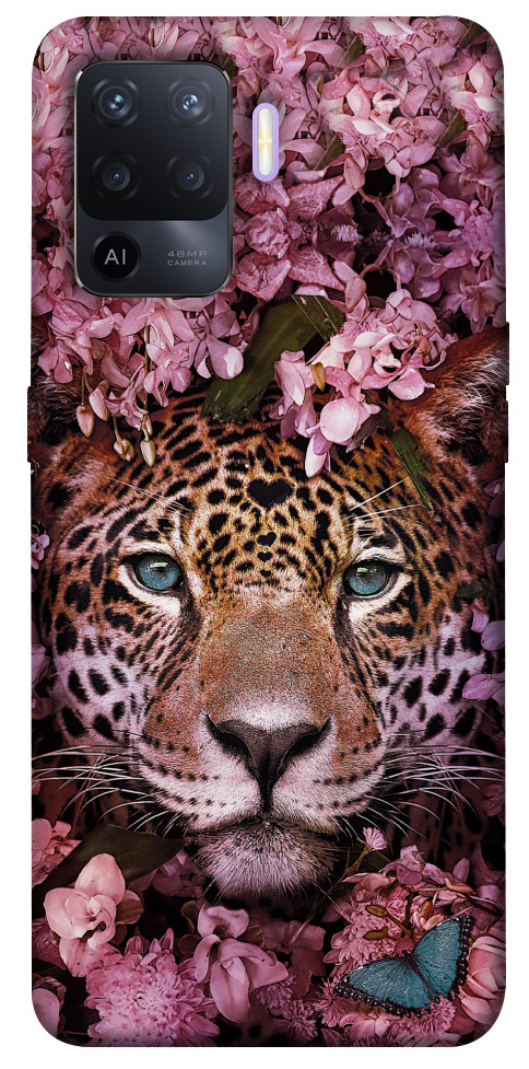

Чохол Леопард у квітах для Oppo A94 1462509