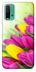 Чехол Красочные тюльпаны для Xiaomi Redmi 9T