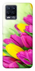 Чехол Красочные тюльпаны для Realme 8