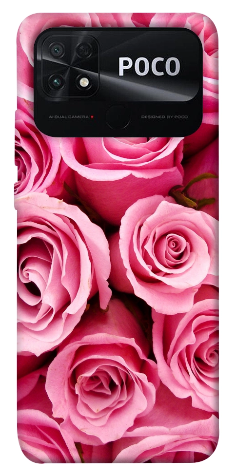 Чехол Bouquet of roses для Xiaomi Poco C40