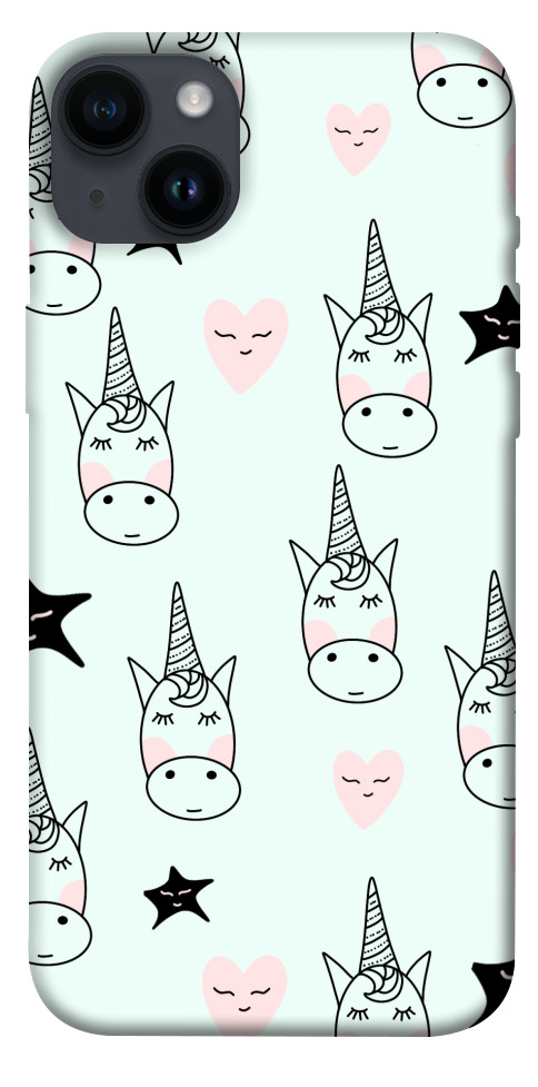 

Чехол Heart unicorn для iPhone 14 Plus 1462950