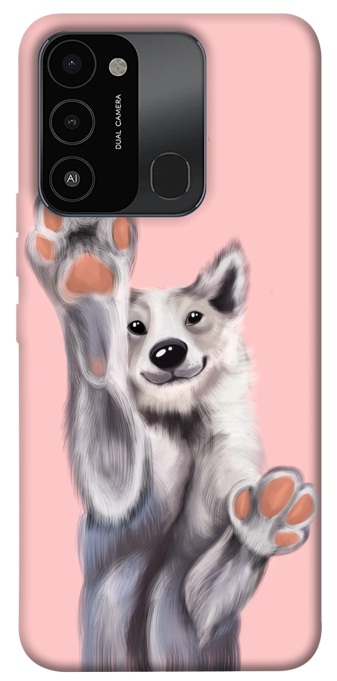 Чехол Cute dog для TECNO Spark 8C