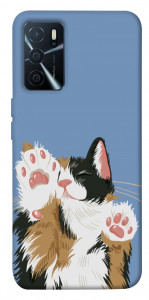 Чохол Funny cat для Oppo A16 4G