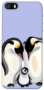Чохол Penguin family для iPhone 5