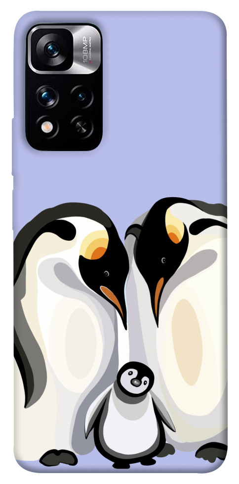 Чохол Penguin family для Xiaomi Redmi Note 11 5G