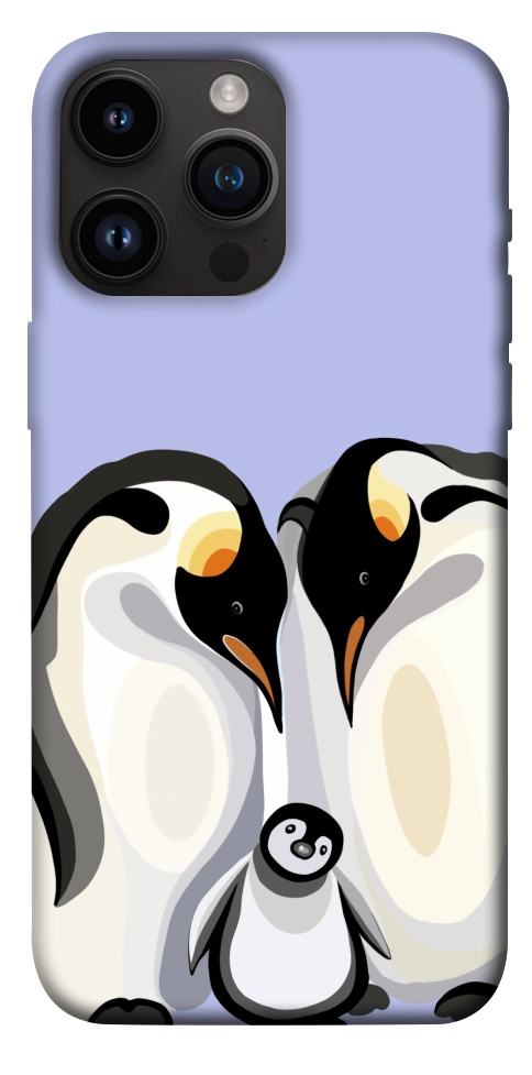 Чохол Penguin family для iPhone 14 Pro Max