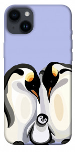 Чехол Penguin family для iPhone 14 Plus