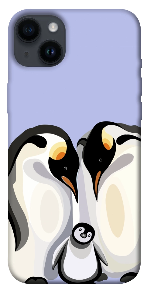 Чохол Penguin family для iPhone 14 Plus