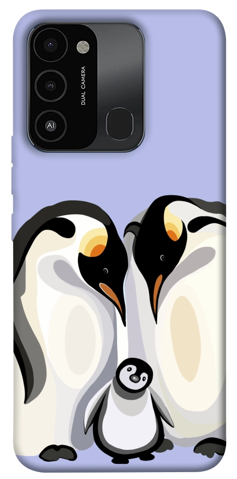 Чохол Penguin family для TECNO Spark 8C