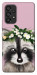 Чехол Raccoon in flowers для Galaxy A53