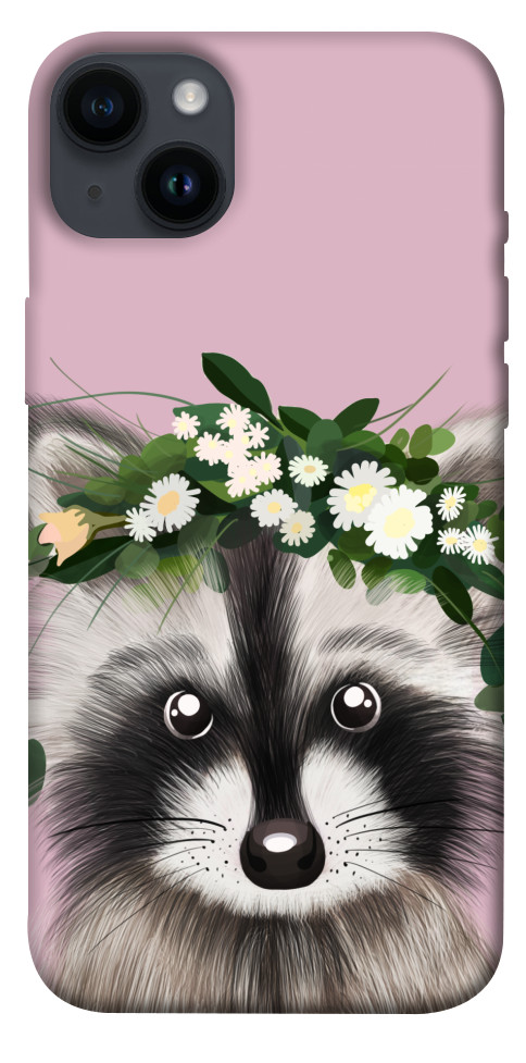 

Чехол Raccoon in flowers для iPhone 14 Plus 1463261