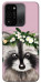 Чохол Raccoon in flowers для TECNO Spark 8C