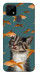 Чехол Cat with fish для Realme C21Y