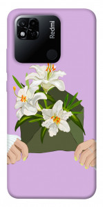 Чехол Flower message для Xiaomi Redmi 10A