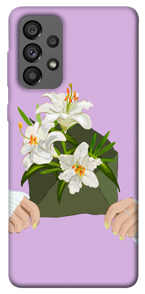 Чехол Flower message для Galaxy A73 5G