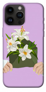 Чохол Flower message для iPhone 14 Pro Max