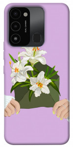 Чехол Flower message для TECNO Spark 8C